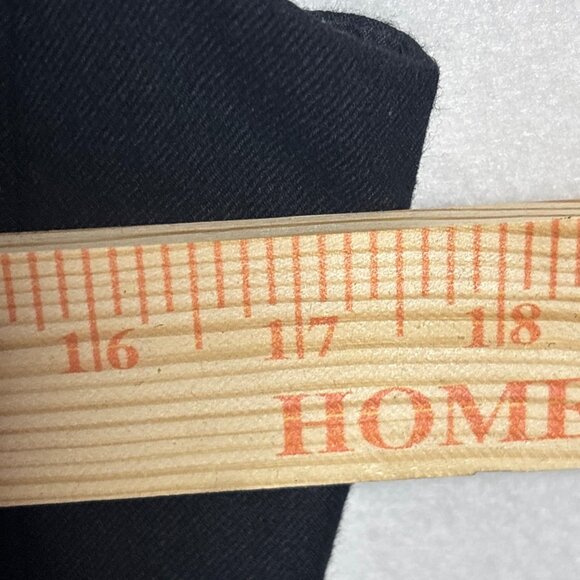 J.Crew Black Ruffle Neck Wool Dress Size 4 Made In China wool - Picture 7 of 8